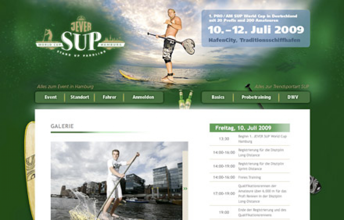 SUP World Cup - im Hamburger Hafen