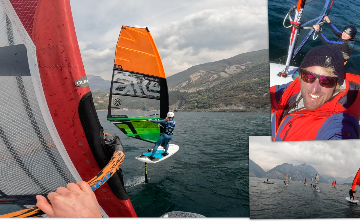 Jugend OWY & IQ Foiltraining in Torbole am Gardasee