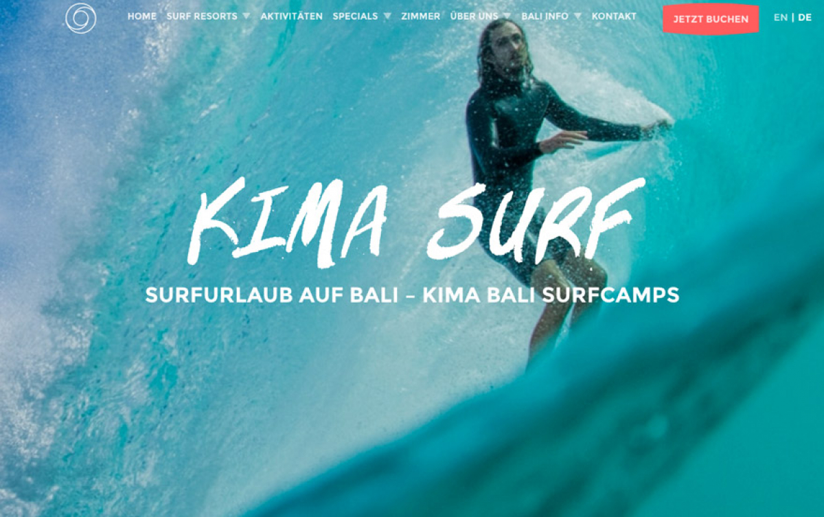 Kima Surf - Wellenreiten auf Bali