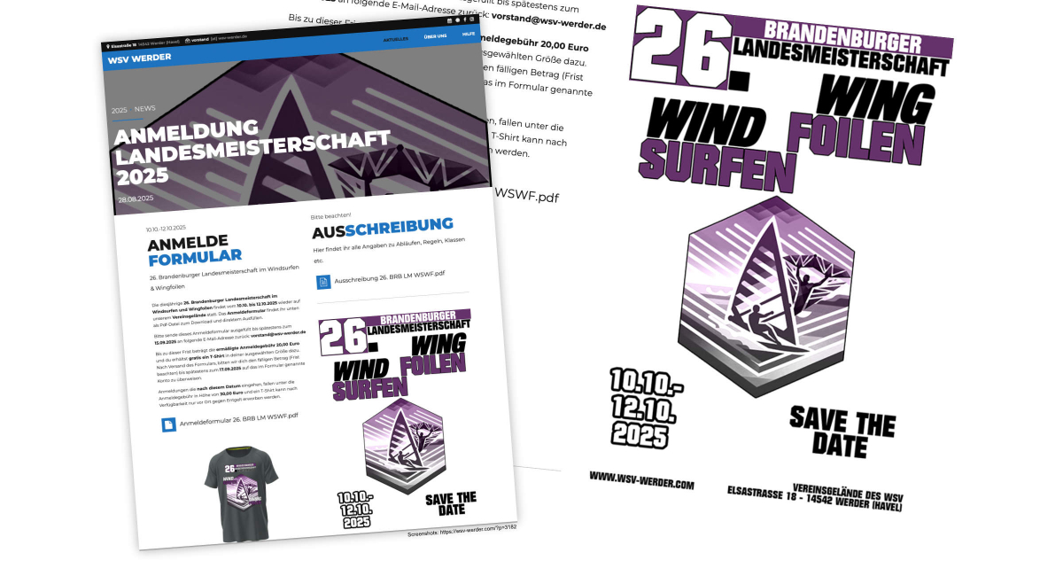 Brandenburger Landesmeisterschaft im Windsurfen und Wingfoilen