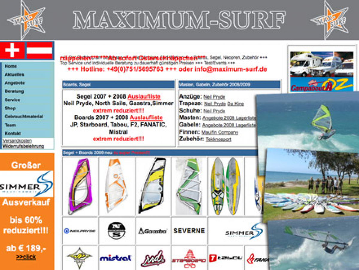 Maximum-Surf - Test in Westaustralien