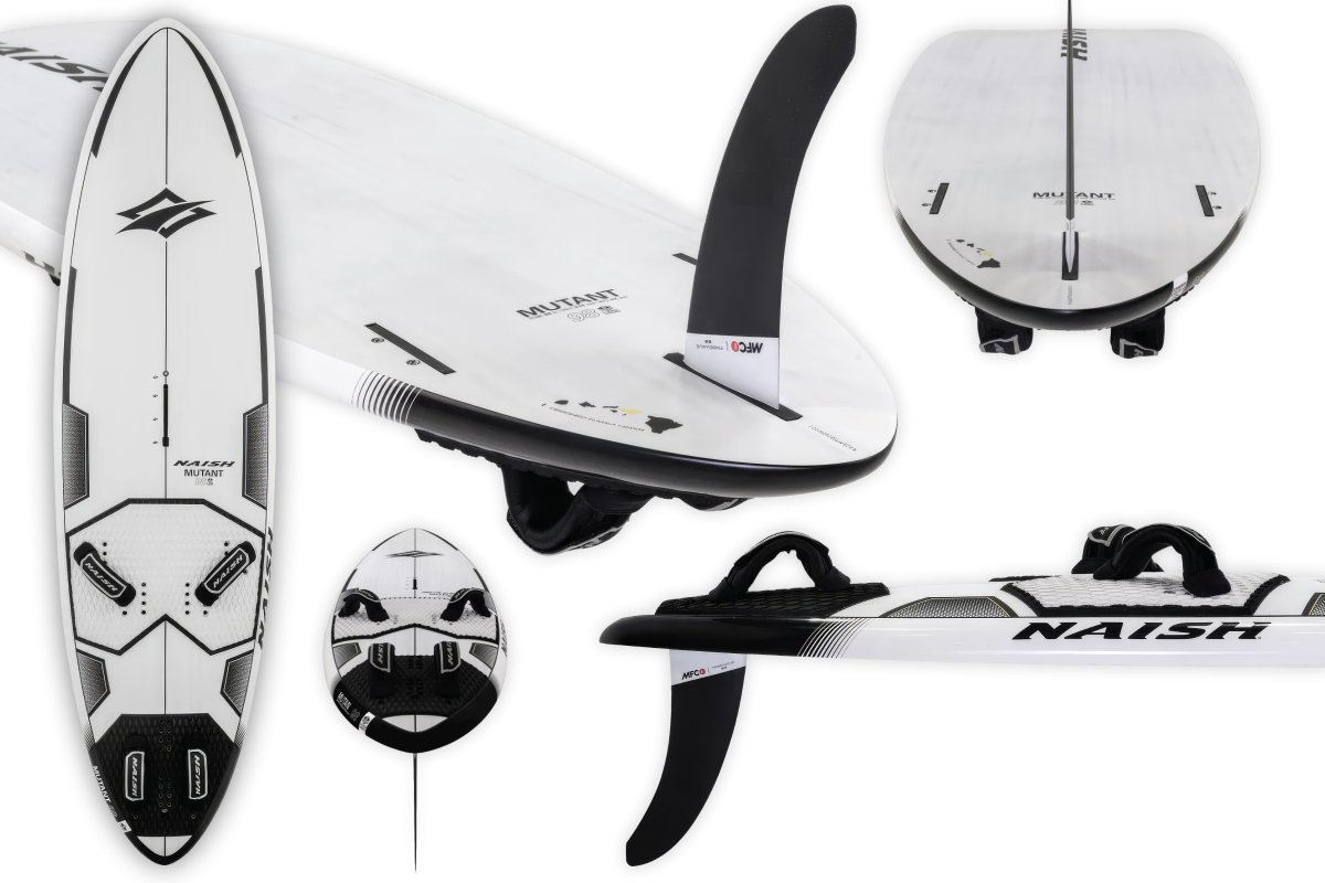 Naish Mutant 2025 - Freerider mit Wave-Ambitionen - Freeride Wave Crossover Board