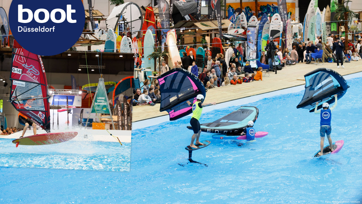 boot Messe 2025 in Düsseldorf mit fünf Indoor Wettbewerben in Halle 17
