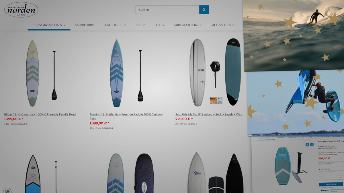 Norden Surfboards Christmas Special - Set-Angebote mit 30% Rabatt