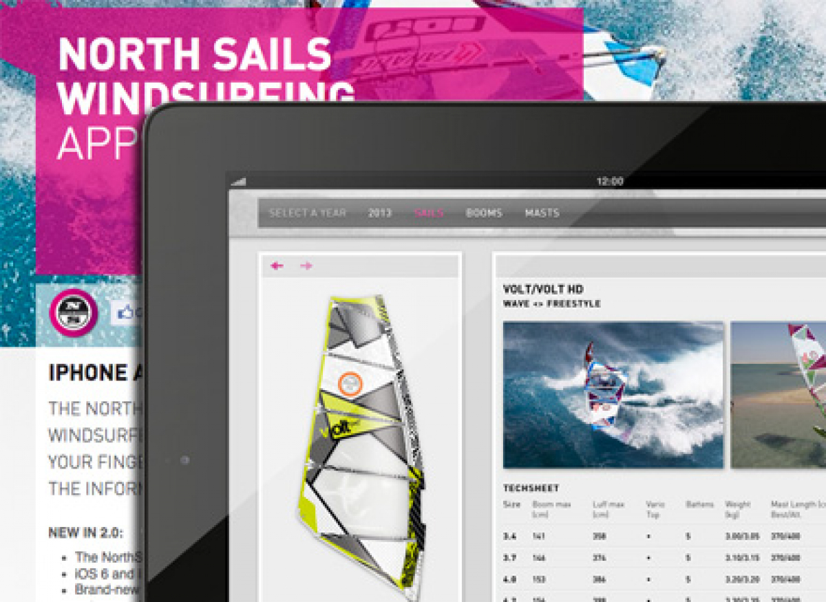 North Sails App V2.0 - für iPhone 5 & iPad
