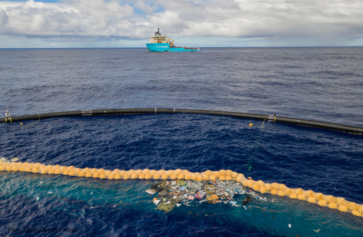 Erfolgreiche Müllsammlung - Ocean Cleanup