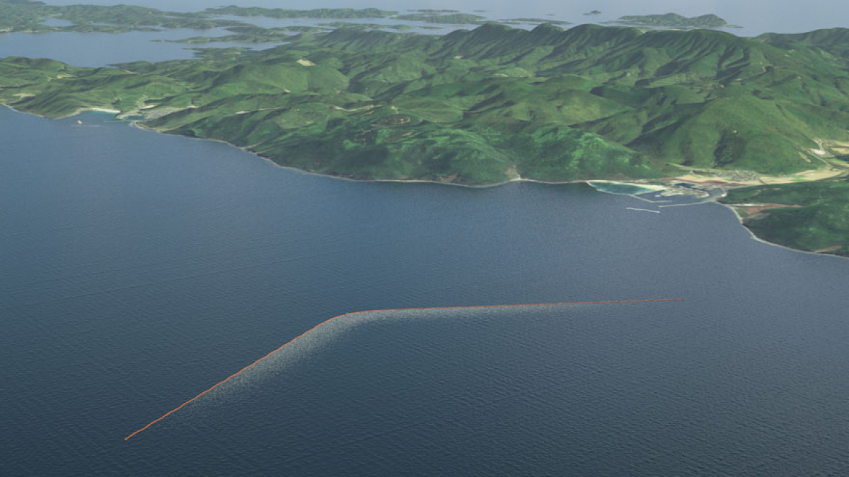 Ocean Cleanup - Test in der Nordsee