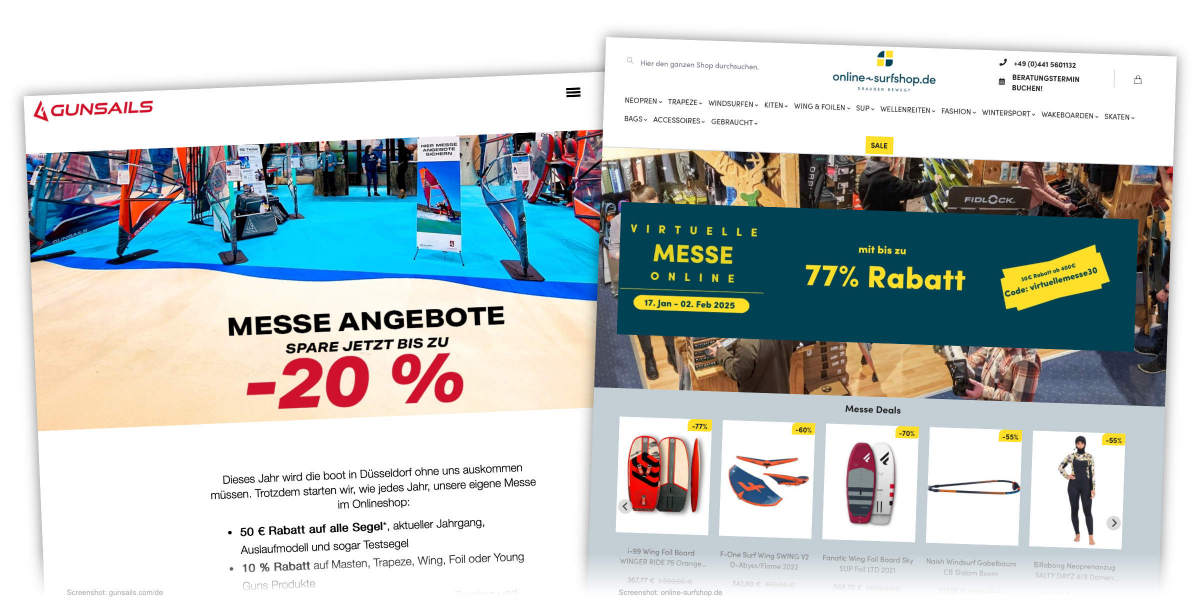 Online-Messerabatte