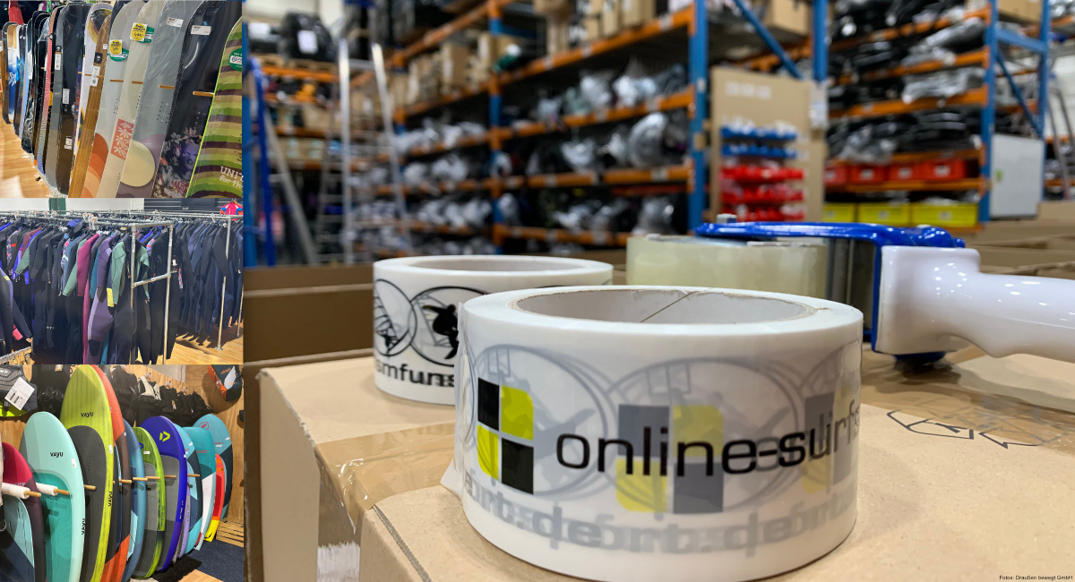 Die Klebeband-Rollen liegen bereit. Der Ansturm kann losgehen.