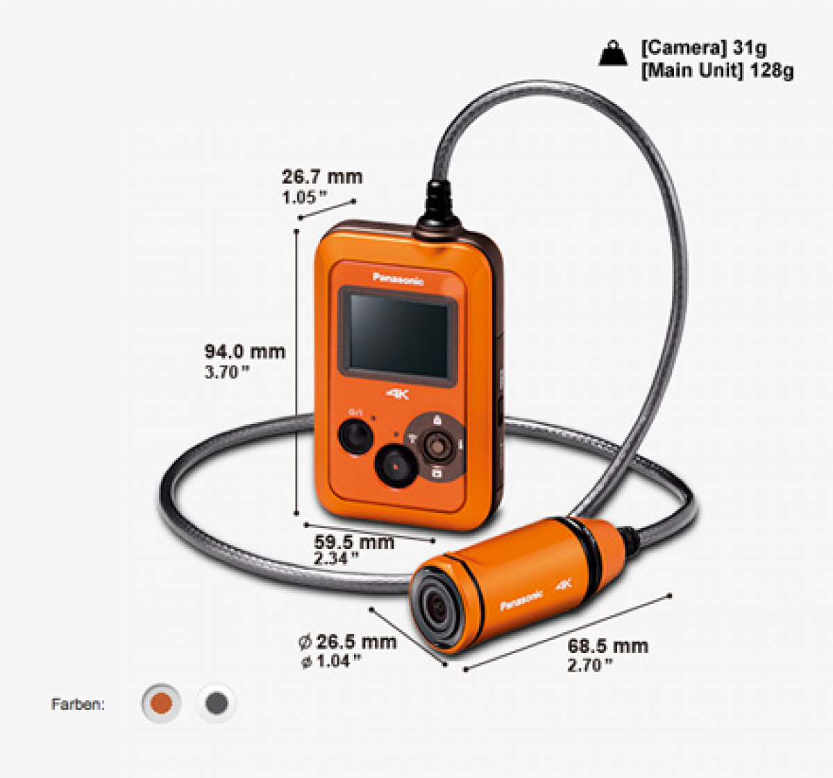 Mini-Kamera - Panasonic HX-A500