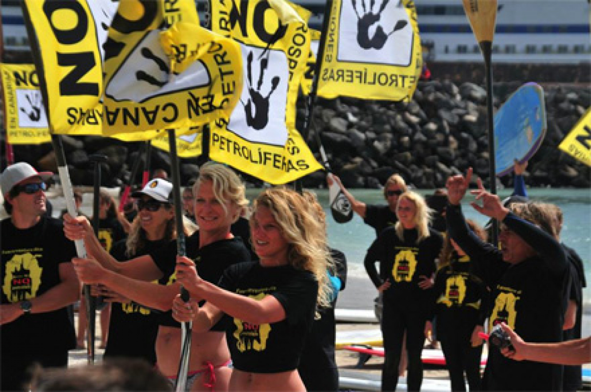 Kanarische Proteste - Öl-Förderung