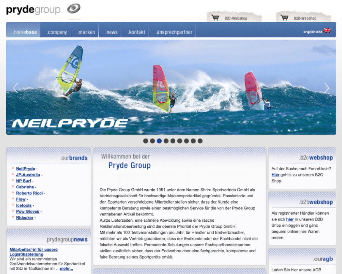 Job Angebot - Pryde Group