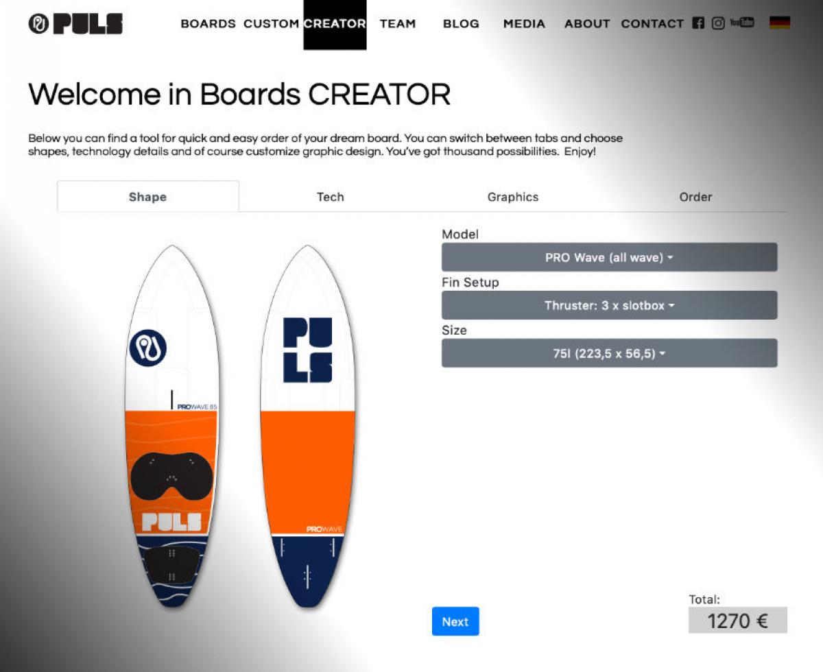 Puls Boards - Custom & Serie