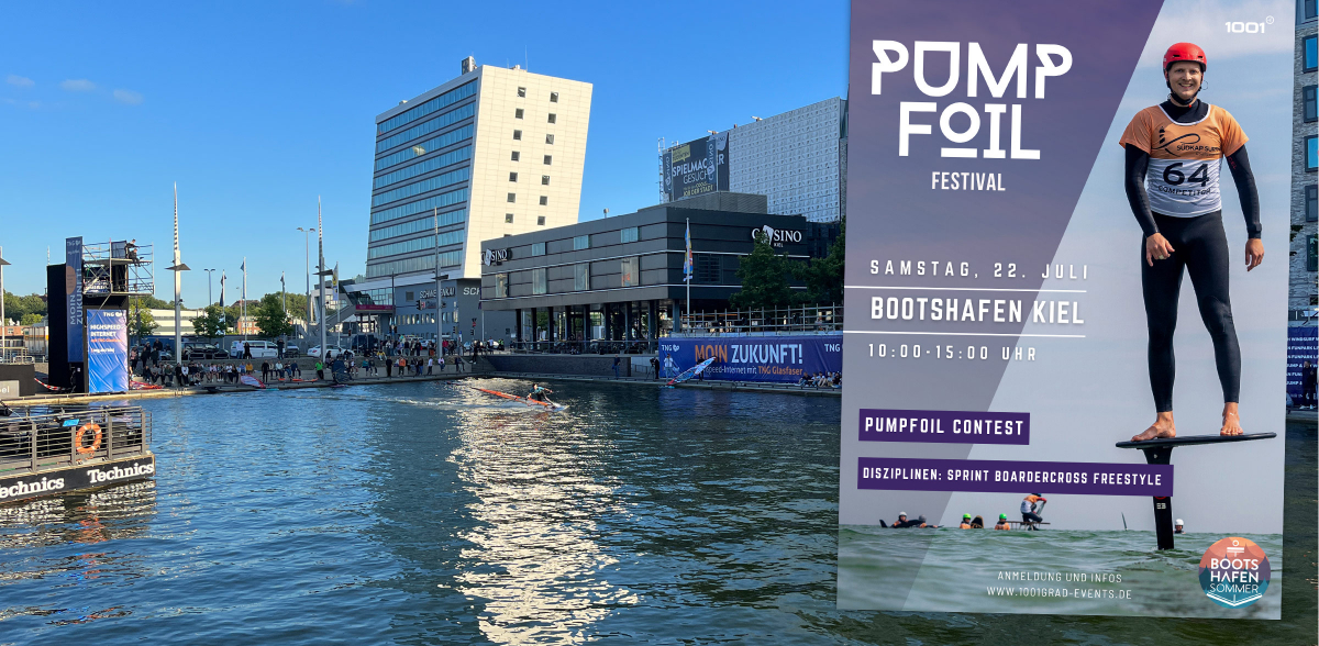 Pumpfoil Festival im Kieler Bootshafen - 22.07.2023 von 10 bis 15 Uhr