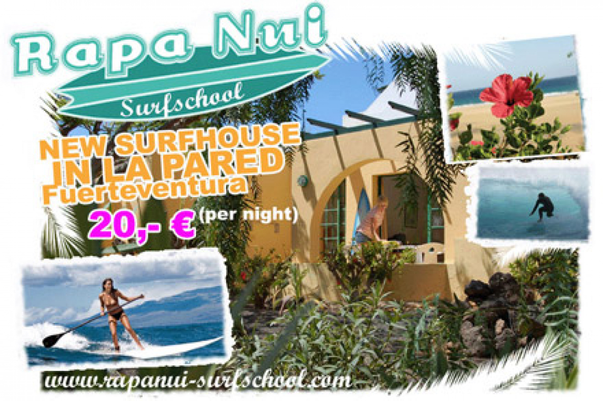 Neues Surfhouse - in La Pared