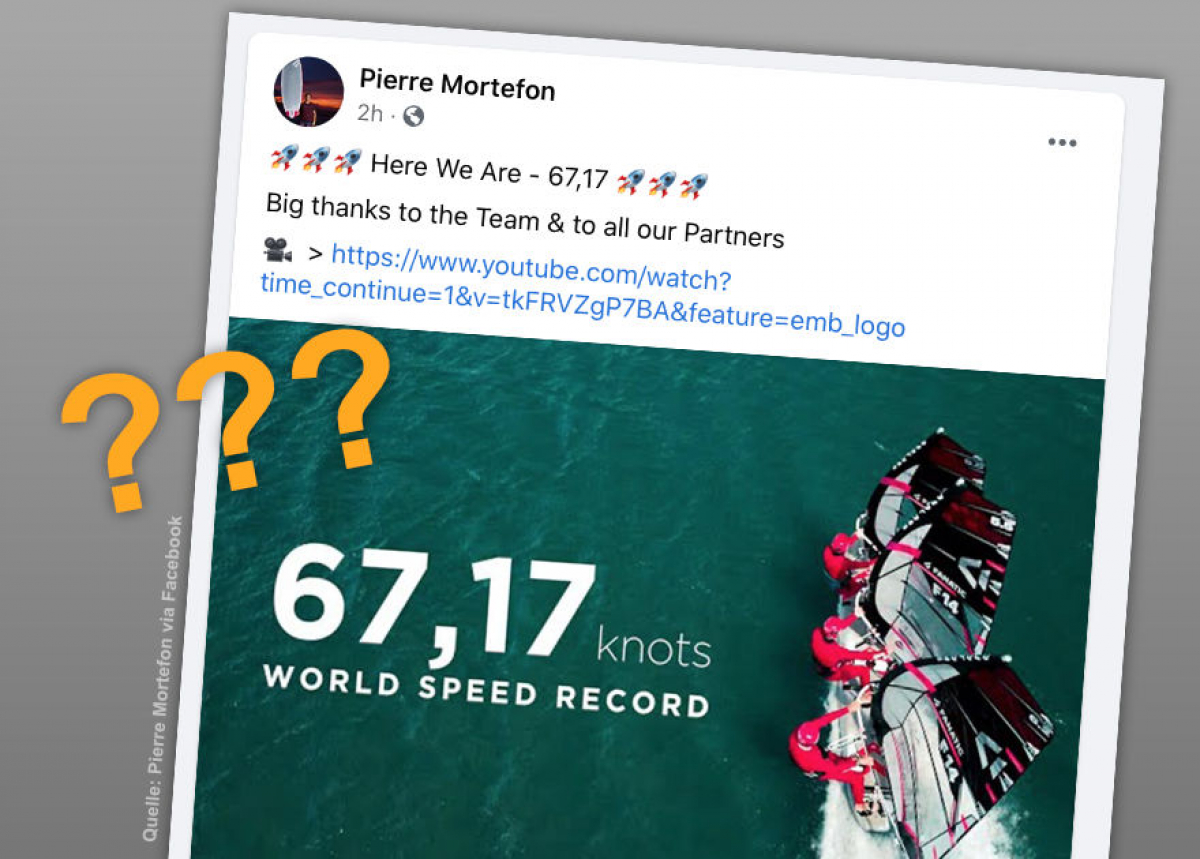 124,4 km/h (67,17 kts) - Fake oder echt?