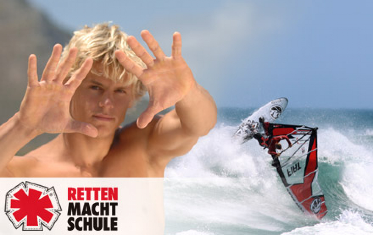 Surflehrer ersteigern - Retten macht Schule 