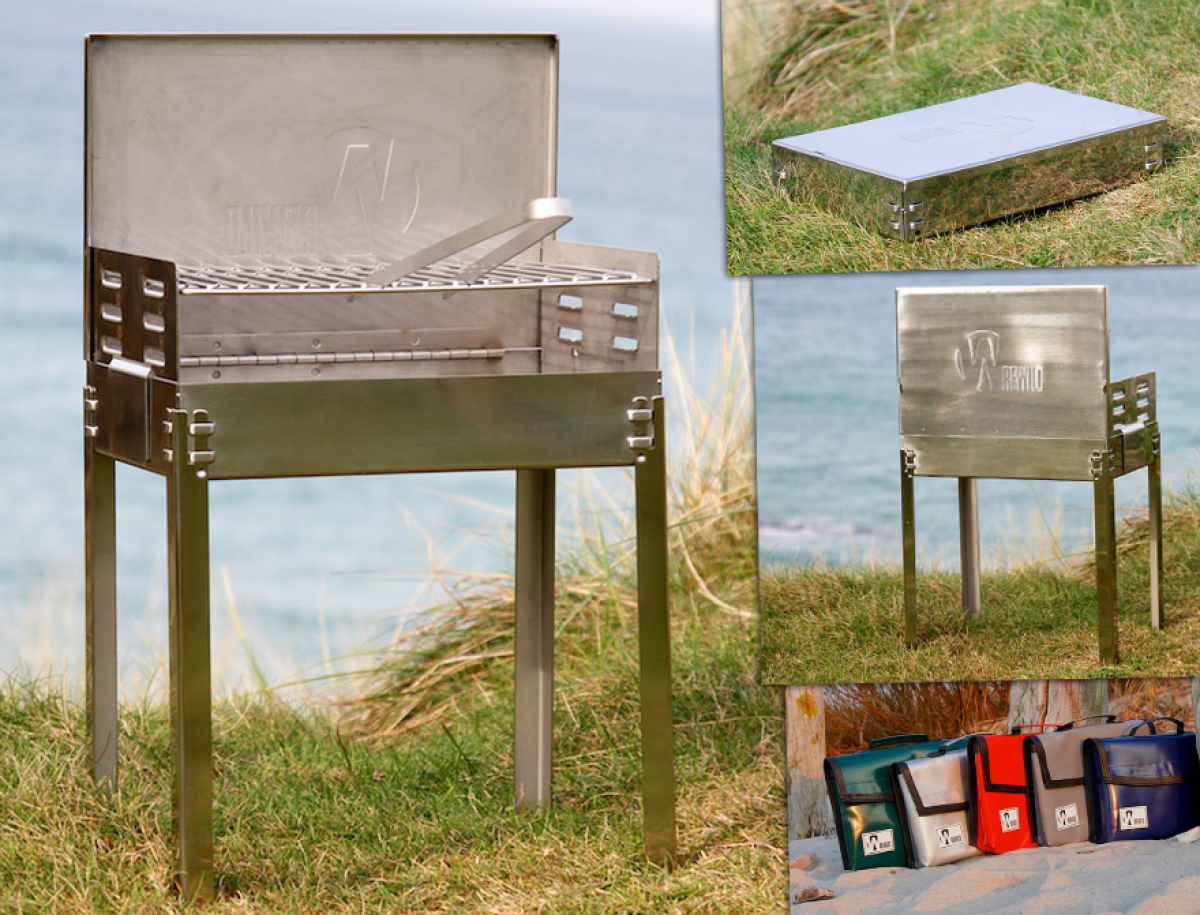 Camping-Grill - im Laptop-Format