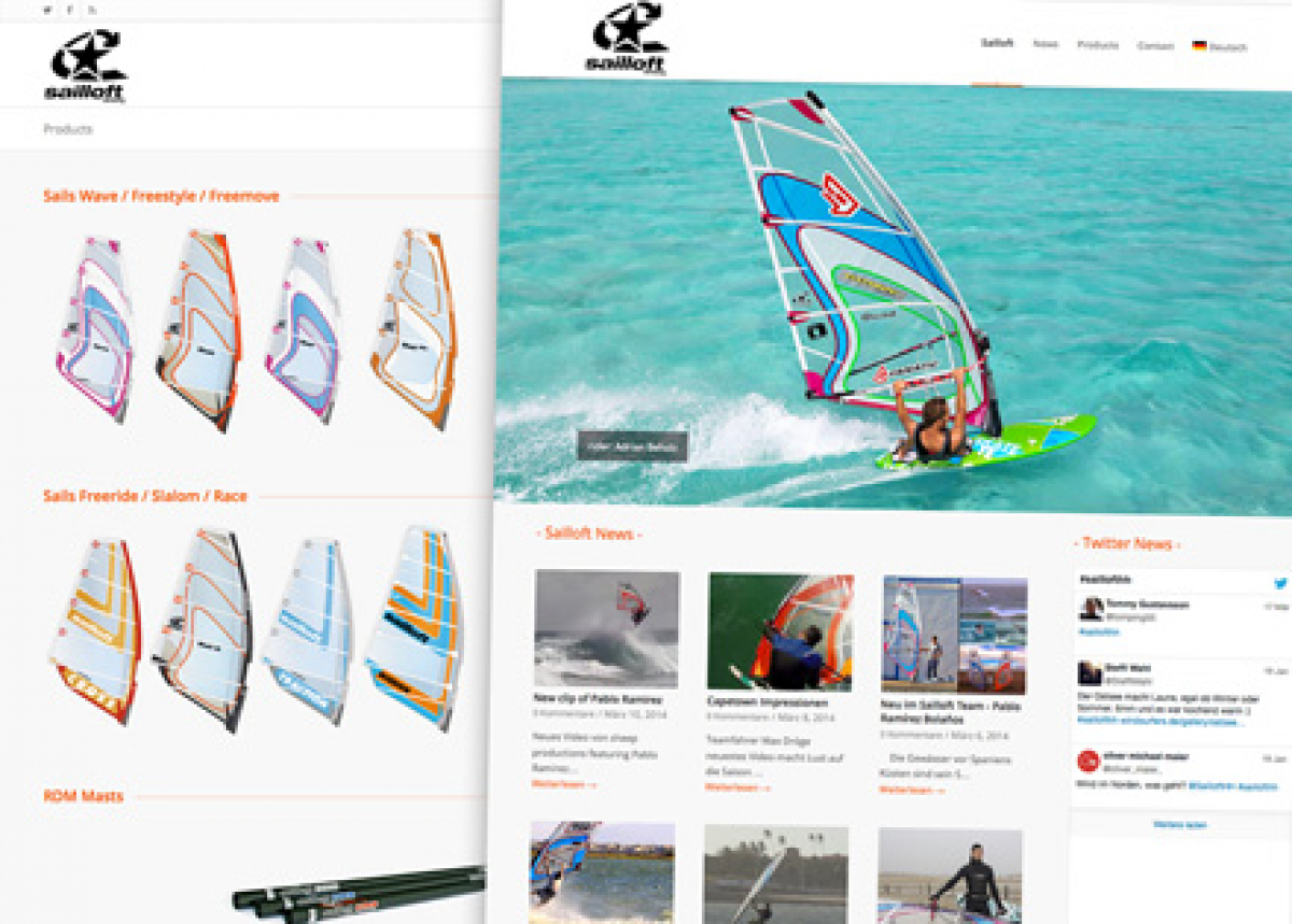 Sailloft 2014 - neue Website, neue Segel
