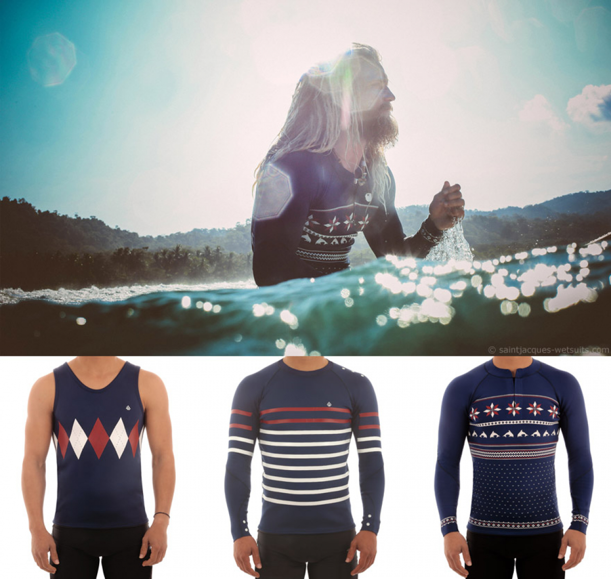 Saint Jacques Wetsuits - neuer Style an Bord