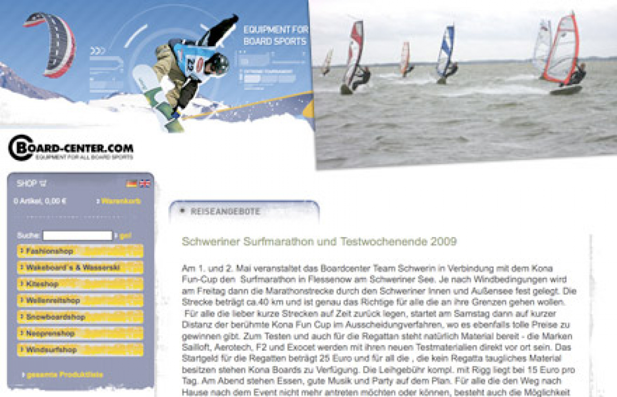 Surfmarathon - in Flessenow/Schwerin