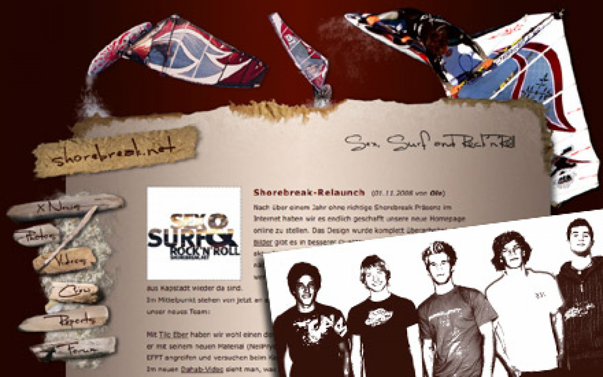 Shorebreak - Team Website