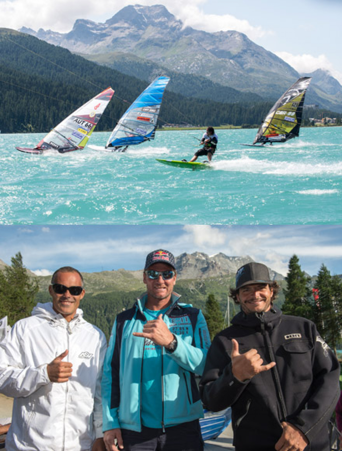 Engadinwind - Windsurfer, Kiter & Segler