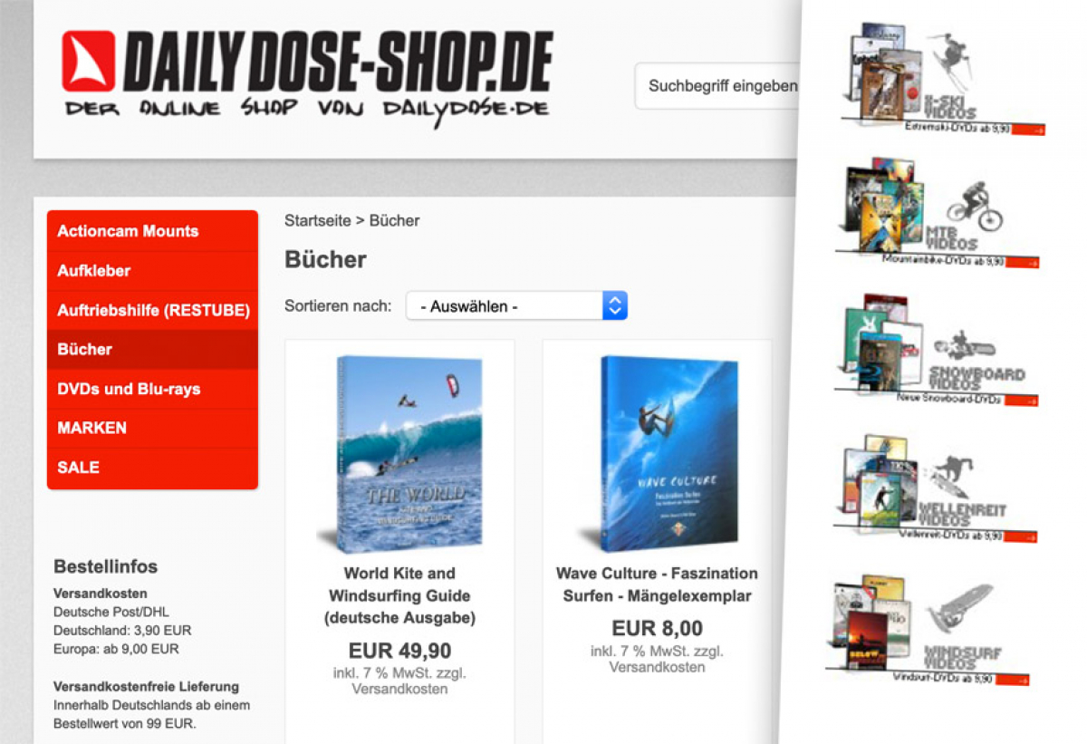 Raus mit den Restposten - Abverkauf in DD-Shop