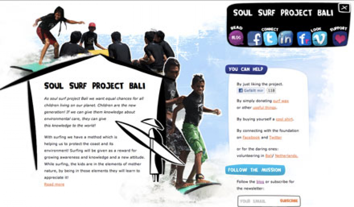 Soul Surf Projekt - Kinderhilfe in Bali