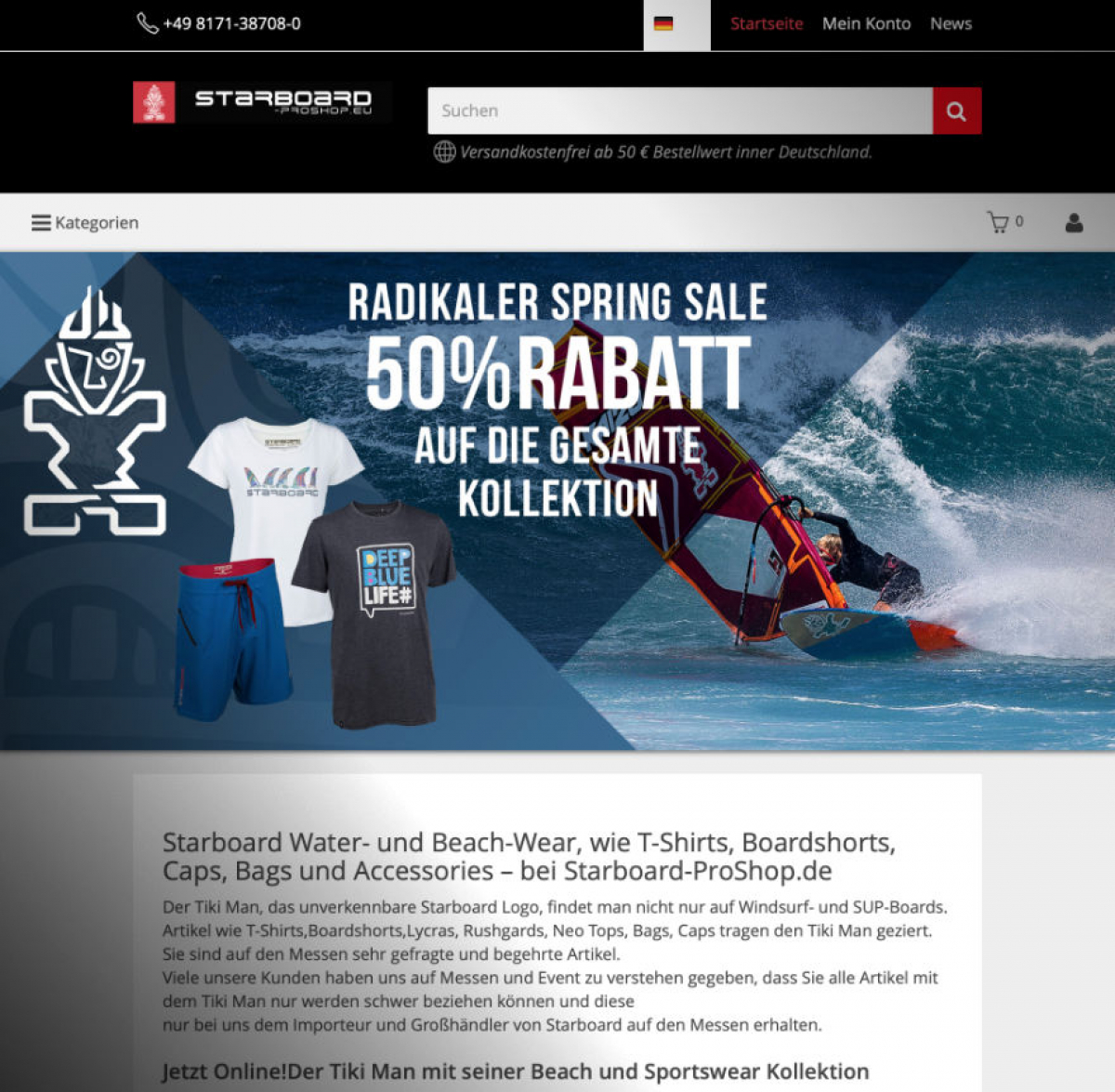 Spring Sale mit -50% - Starboard Proshop