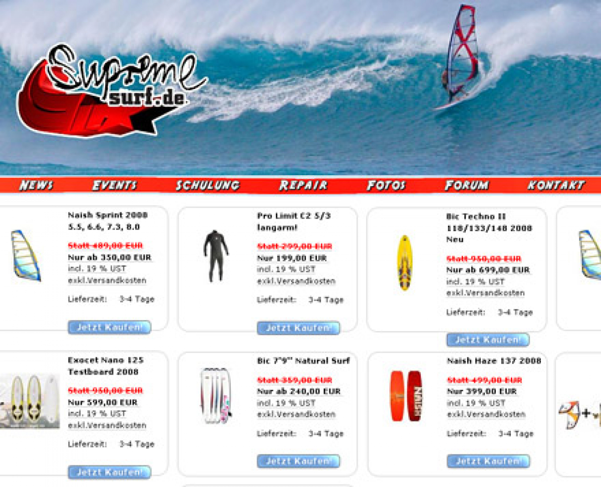 Supremesurf.de - Surfshop in Rostock