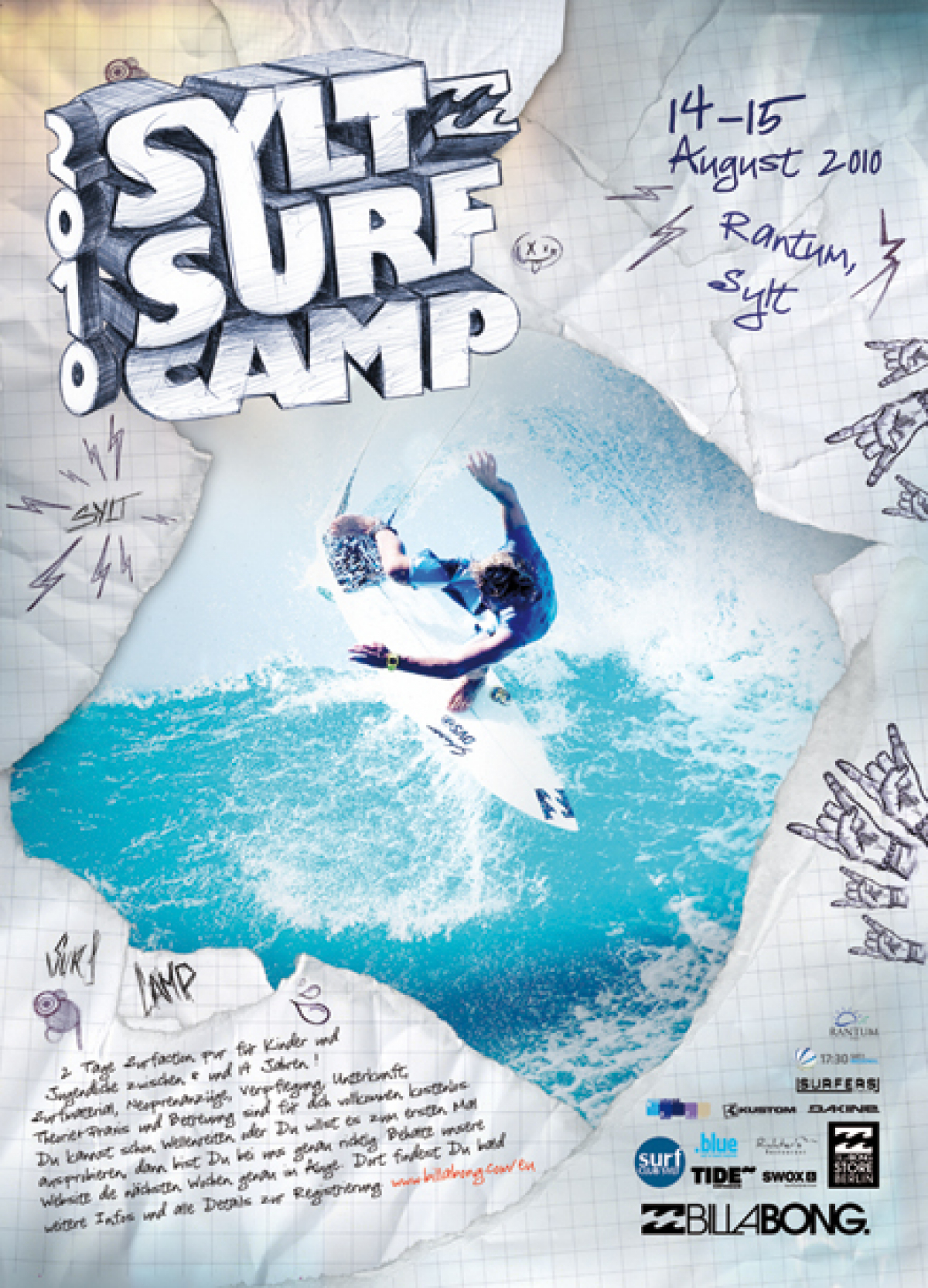 Gratis Surfcamp - für Kinder