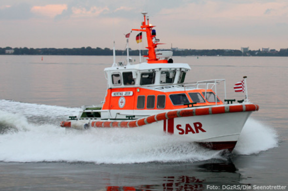 Surfer gerettet - Seenotfall bei Rügen