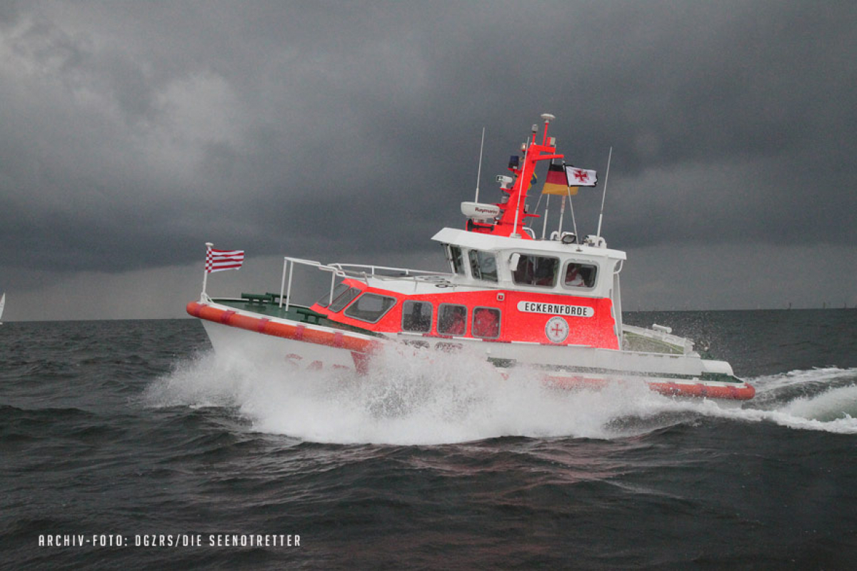 Surfer gerettet - Eckernförde