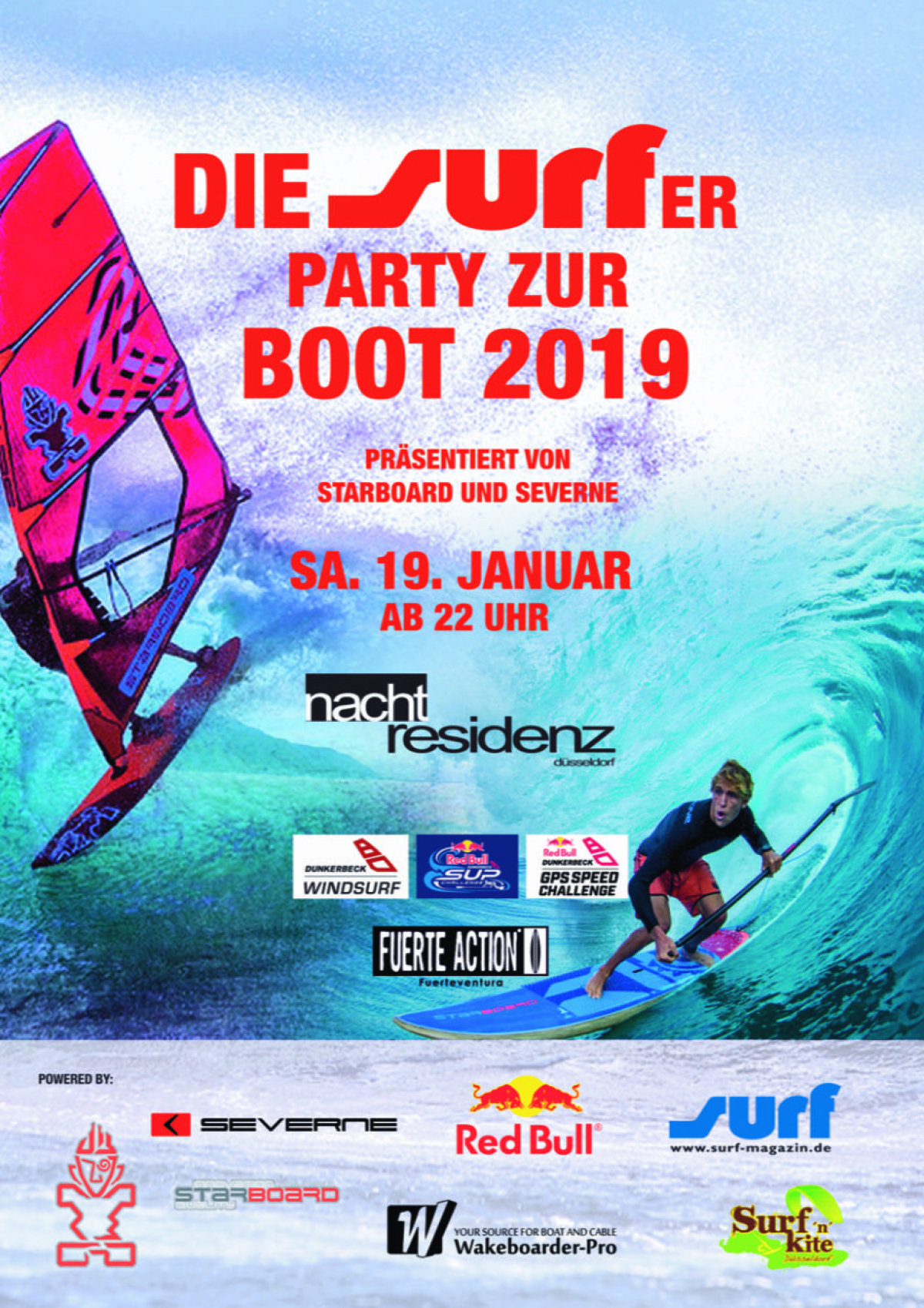 Surfer Party - boot Düsseldorf