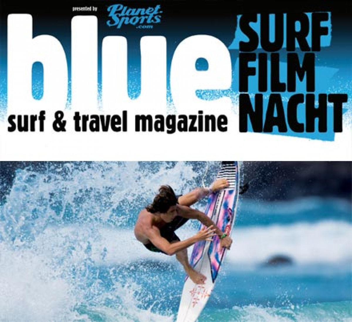 Surf Filme im Kino - Blue Surf Film Nacht