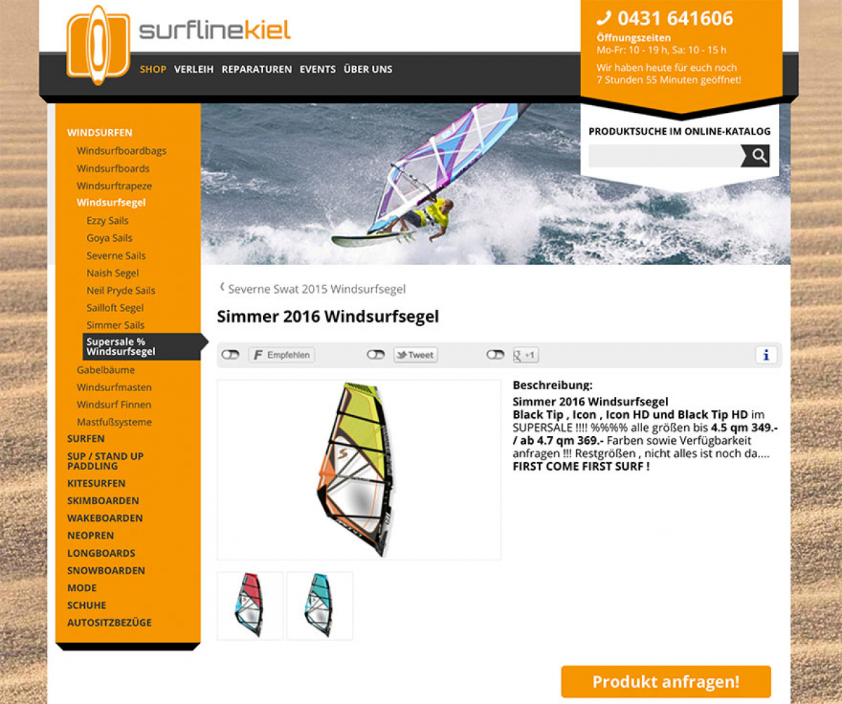 Surfline Kiel - Sale