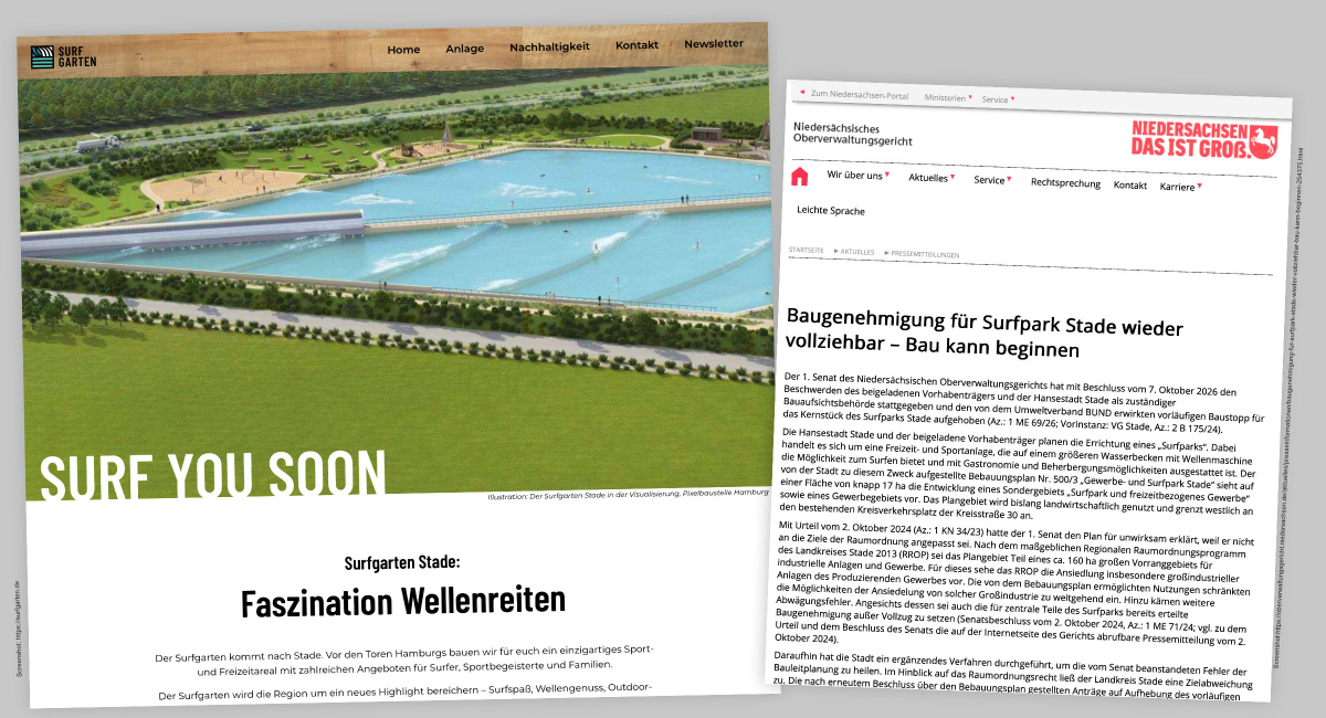 The Surfpark Stade has been given the go-ahead