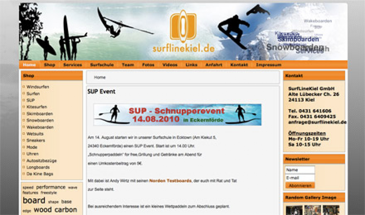 Surfschule Ecktown - SUP Event