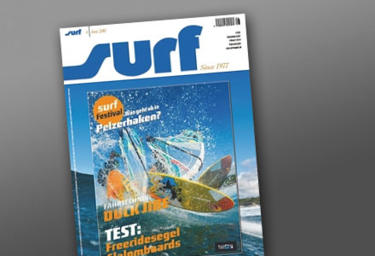 Animierter Titel - Surf Magazin