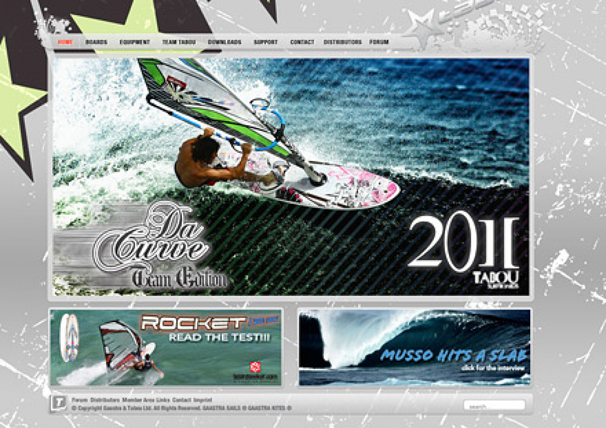 Tabou Website - 2011er Range online
