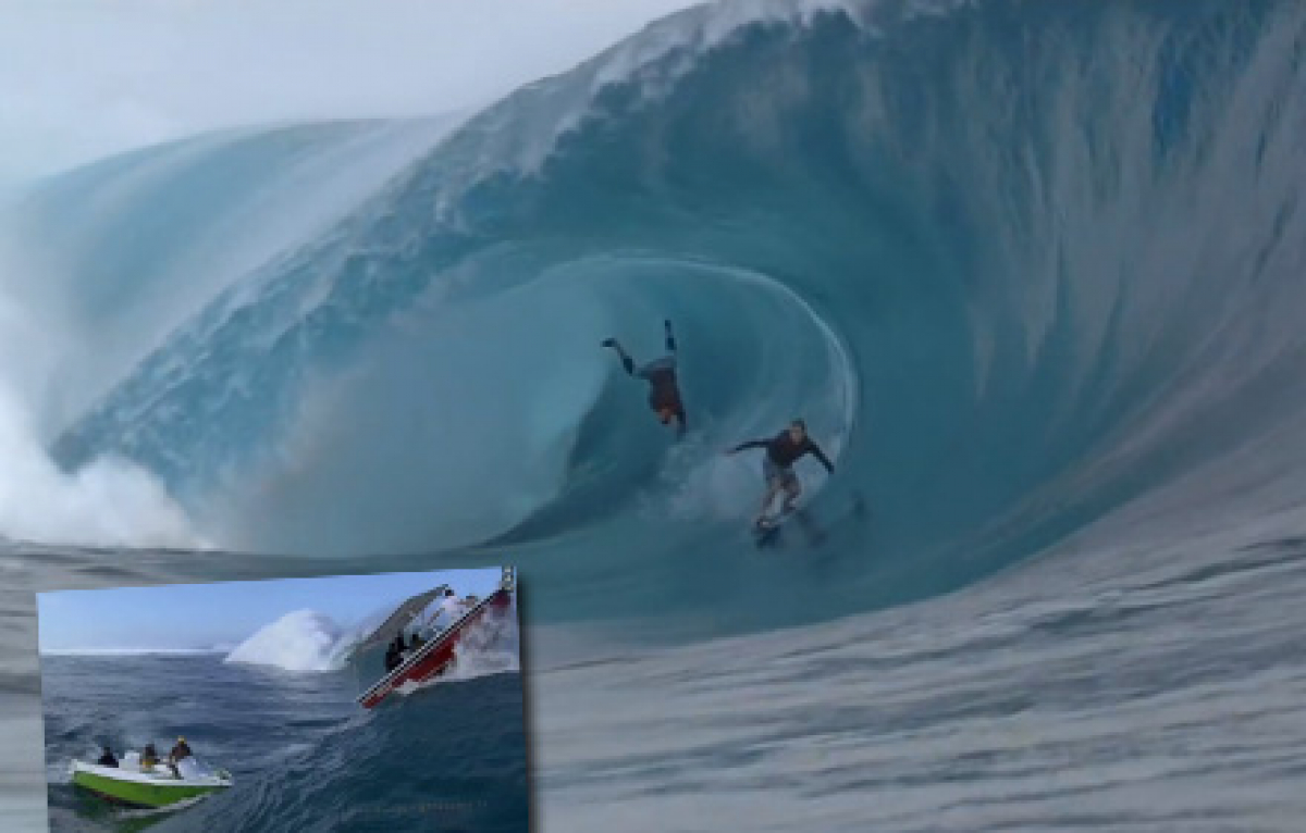 Grobes Wasser - Teahupoo