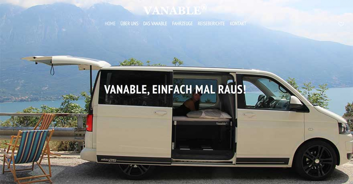 Vanable - Neue Website & Rabatt