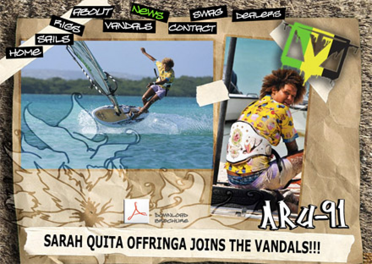 Sarah-Quita Offringa - startet mit Vandal Sails