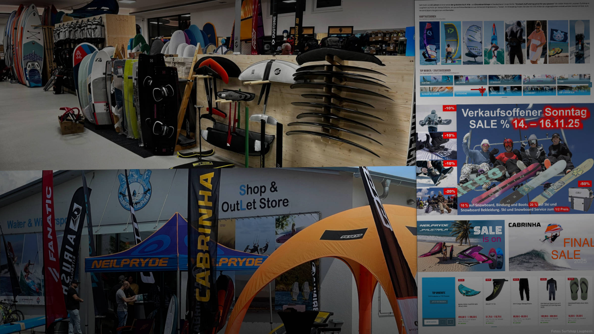 Verkaufsoffener Sonntag beim Surfshop Laupheim