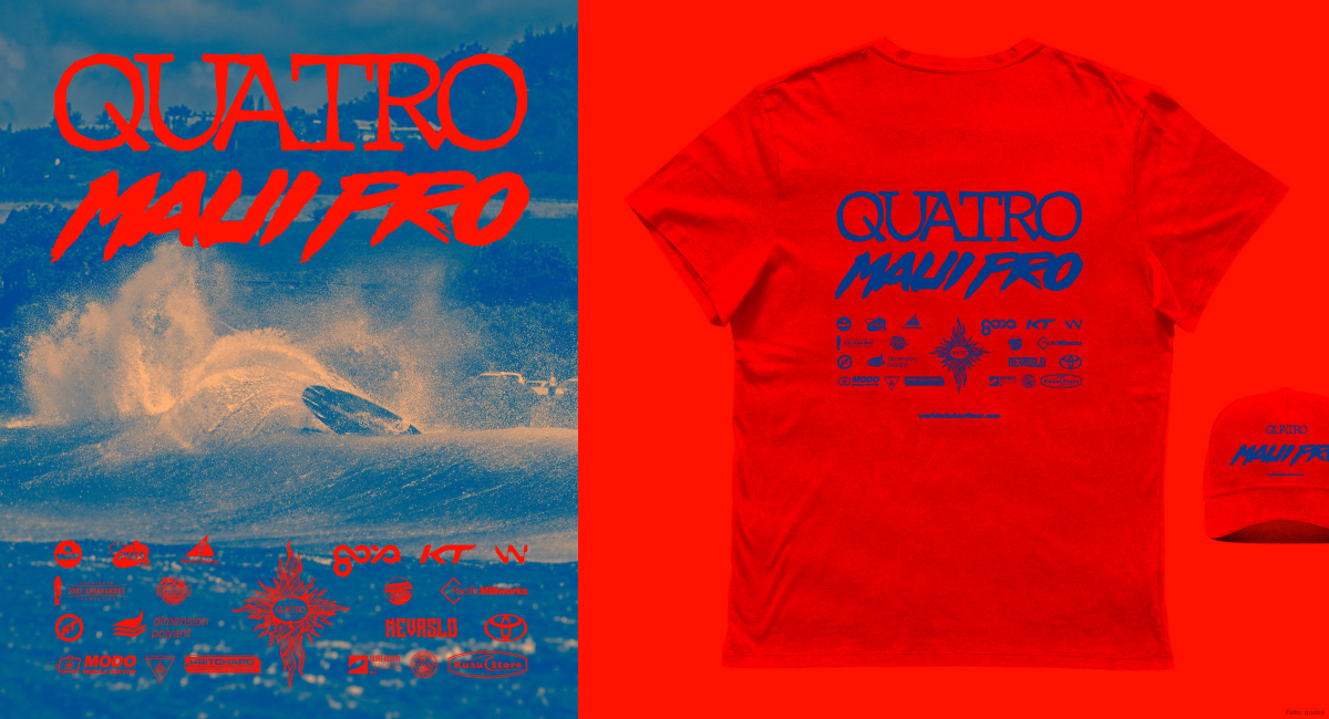 Zur Quatro Maui Pro werden zwei Shirts und zwei Caps verlost.