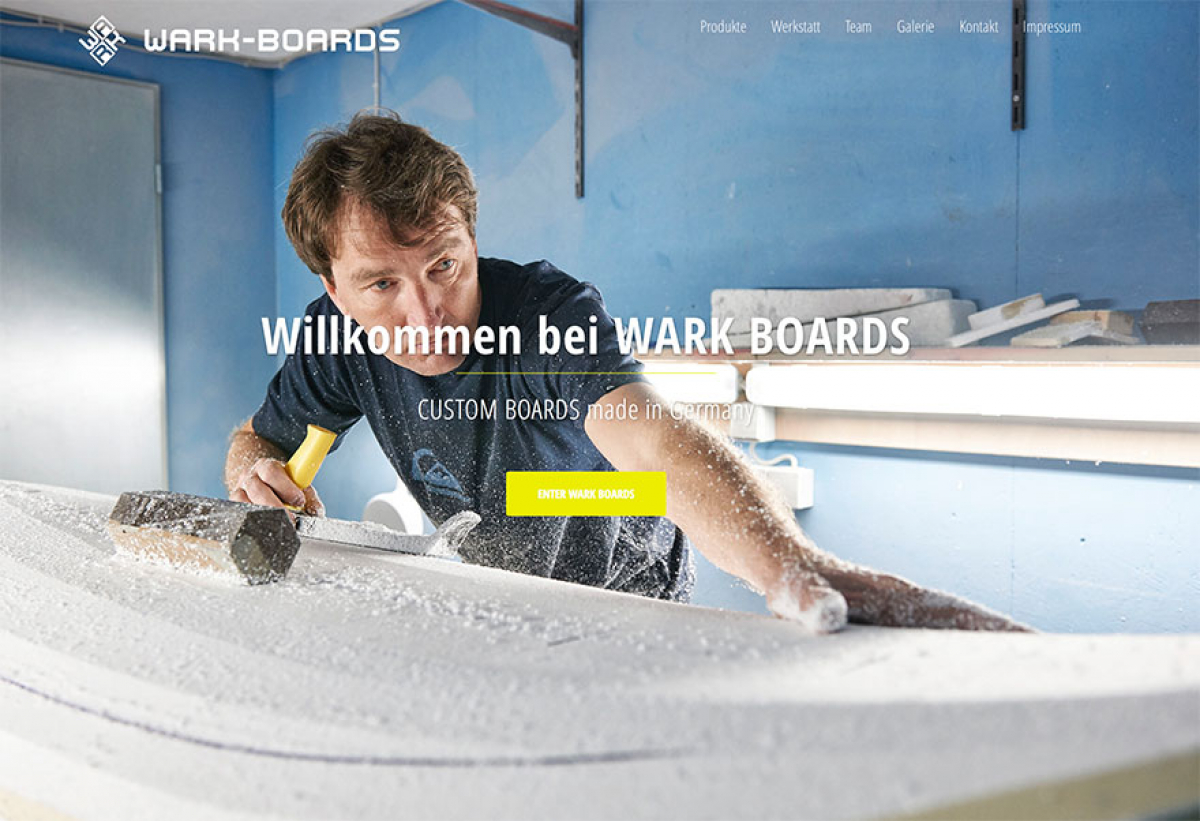 Wark Boards - Neue Website
