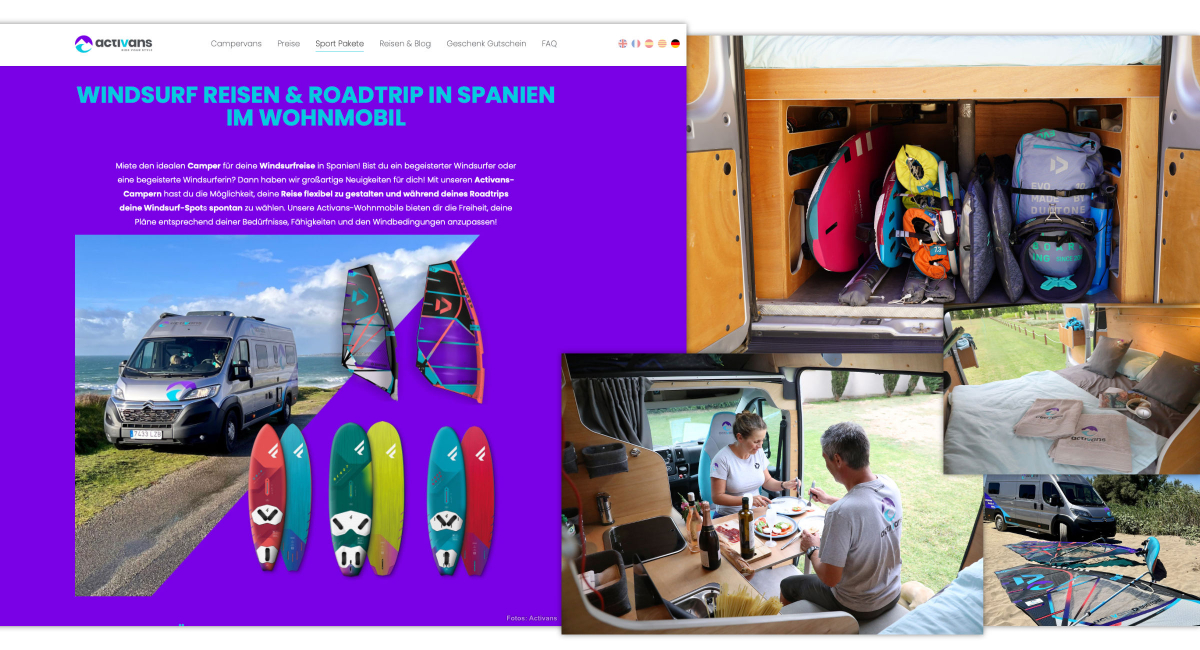 Windsurf-Campervan