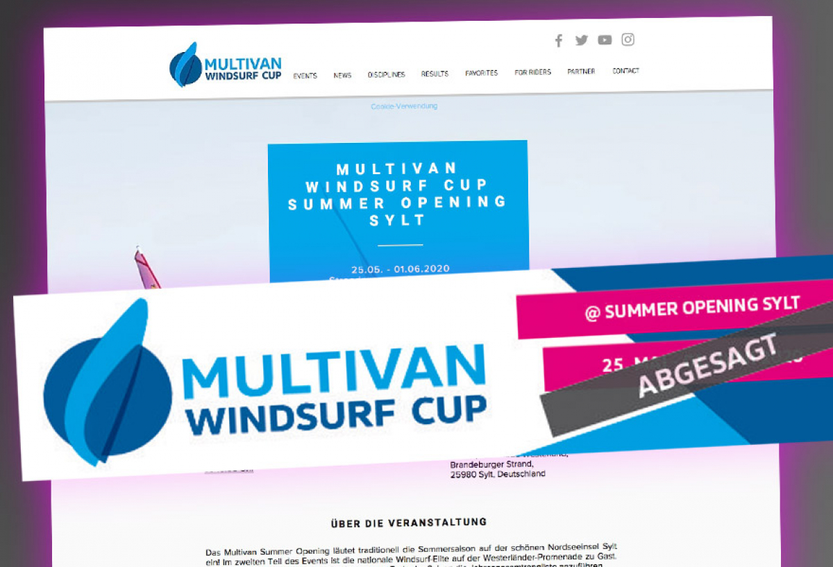 Windsurfcup auf Sylt - Summer Opening abgesagt