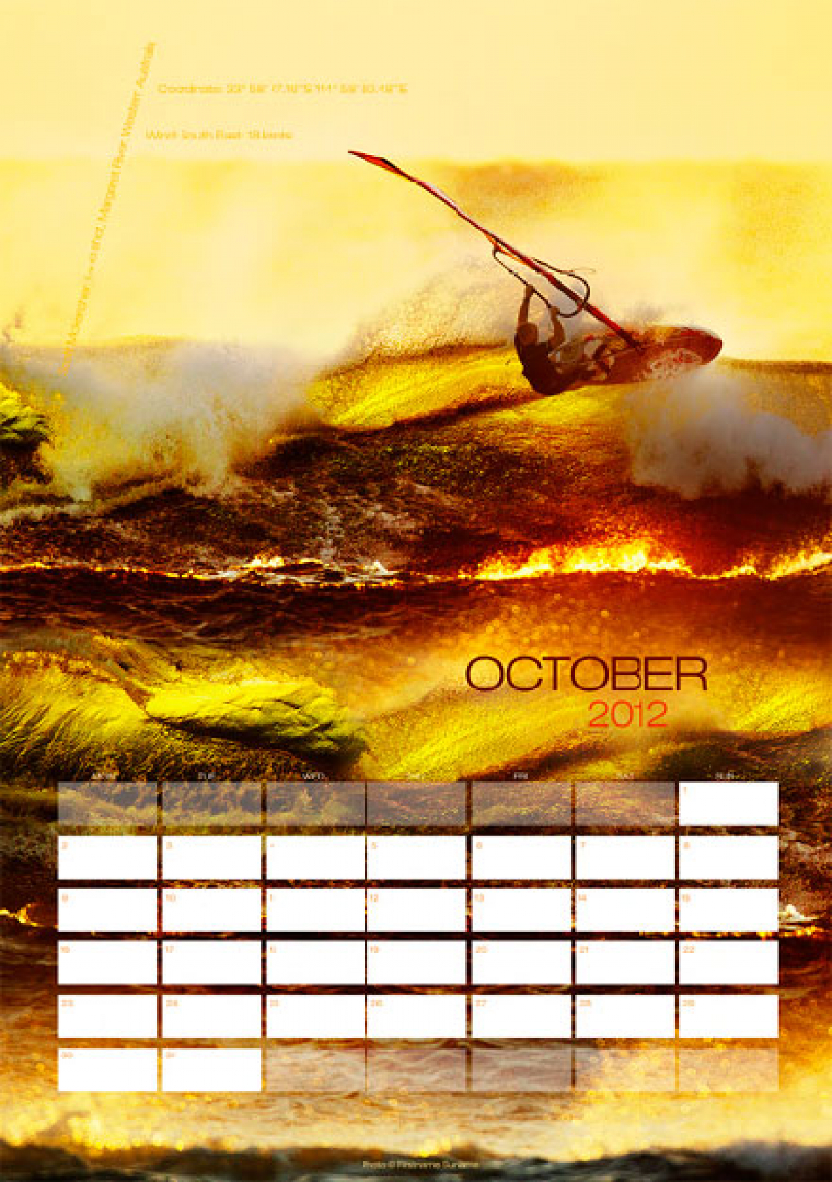 Windsurf Kalender 2012 - John Carter